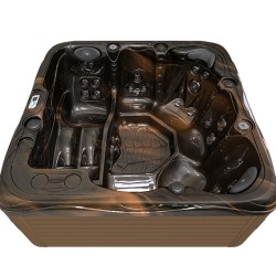 JACUZZI OGRODOWE WANNA SPA753 MAGMA GOLD OBUDOWA KAWA 200x200 CM