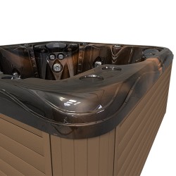 JACUZZI OGRODOWE WANNA SPA753 MAGMA GOLD OBUDOWA KAWA 200x200 CM