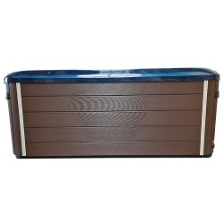 JACUZZI OGRODOWE WANNA SPA560 NIEBIESKA FALA OCEANU OBUDOWA KAWA 220x220 CM