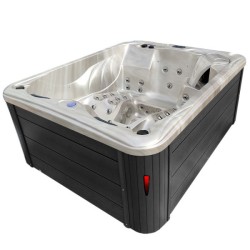 JACUZZI OGRODOWE WANNA SPA705 CAPPUCCINO OBUDOWA ANTRACYT 210x170 CM