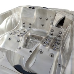 JACUZZI OGRODOWE WANNA SPA705 CAPPUCCINO OBUDOWA ANTRACYT 210x170 CM