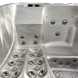JACUZZI OGRODOWE WANNA SPA705 CAPPUCCINO OBUDOWA ANTRACYT 210x170 CM