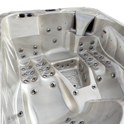JACUZZI OGRODOWE WANNA SPA705 CAPPUCCINO OBUDOWA ANTRACYT 210x170 CM