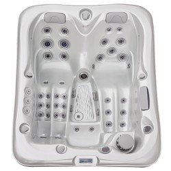 JACUZZI OGRODOWE WANNA SPA530 BIAŁA PERŁA OBUDOWA ANTRACYT