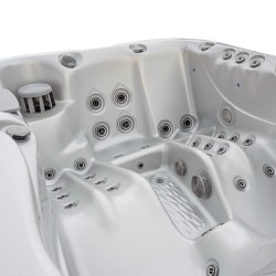 JACUZZI OGRODOWE WANNA SPA530 BIAŁA PERŁA OBUDOWA ANTRACYT