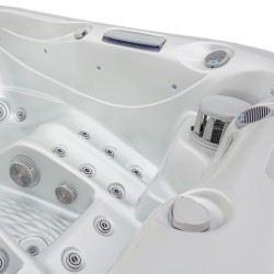 JACUZZI OGRODOWE WANNA SPA530 BIAŁA PERŁA OBUDOWA ANTRACYT