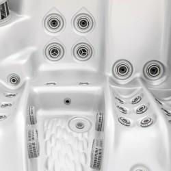 JACUZZI OGRODOWE WANNA SPA530 BIAŁA PERŁA OBUDOWA ANTRACYT