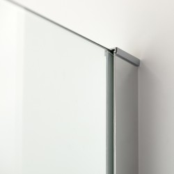 DRZWI PRYSZNICOWE PODWÓJNE ASTRA-CH-DUO-150 CHROM 150 CM 8 MM