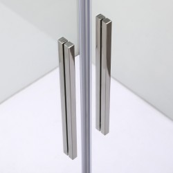 DRZWI PRYSZNICOWE PODWÓJNE ASTRA-CH-DUO-150 CHROM 150 CM 8 MM