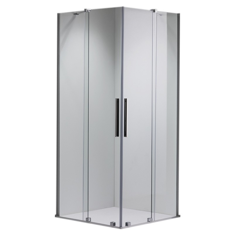 KABINA PRYSZNICOWA KWADRATOWA ASTRA-CH-A-80X2+D CHROM 80X80 CM 8 MM KABINA PRYSZNICOWA KWADRATOWA ASTRA-CH-A-80X2+D CHROM 80X80 CM 8 MM