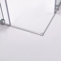 KABINA PRYSZNICOWA KWADRATOWA ASTRA-CH-A-110X2+D CHROM 110X110 CM 8 MM