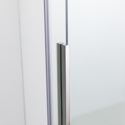 KABINA PRYSZNICOWA KWADRATOWA ASTRA-CH-A-110X2+D CHROM 110X110 CM 8 MM