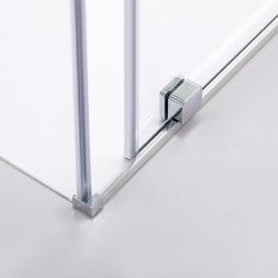 KABINA PRYSZNICOWA KWADRATOWA ASTRA-CH-A-90+B90+E CHROM 90X90 CM 8 MM