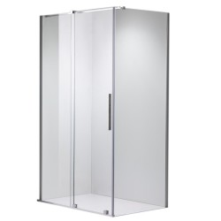 KABINA PRYSZNICOWA PROSTOKĄTNA ASTRA-CH-A-120+B80+E CHROM 120X80 CM 8 CM