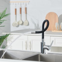 BATERIA KUCHENNA NABLATOWA DAX CZARNA PODSTAWA CHROM