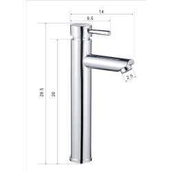 BATERIA UMYWALKOWA ŁAZIENKOWA ARLEY-H CHROM