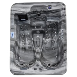JACUZZI OGRODOWE WANNA SPA102 ODYSSEY OBUDOWA ANTRACYT 210x160 CM