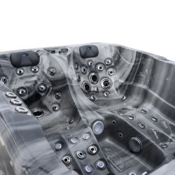 JACUZZI OGRODOWE WANNA SPA102 ODYSSEY OBUDOWA ANTRACYT 210x160 CM