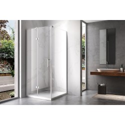 KABINA PRYSZNICOWA KWADRATOWA ZES-KZ01C CHROM 90x90 CM