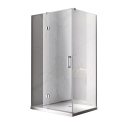 KABINA PRYSZNICOWA PROSTOKĄTNA ZES-KZ02B-100X80 CHROM 100x80 CM