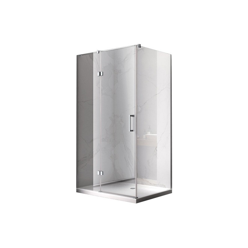 KABINA PRYSZNICOWA PROSTOKĄTNA ZES-KZ03D-120X100 CHROM 120x100 CM KABINA PRYSZNICOWA PROSTOKĄTNA ZES-KZ03D-120X100 CHROM 120x100 CM