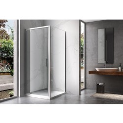 KABINA PRYSZNICOWA KWADRATOWA ZES-KZ04B-80 CHROM 80x80 CM