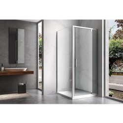 KABINA PRYSZNICOWA KWADRATOWA ZES-KZ04B-80 CHROM 80x80 CM