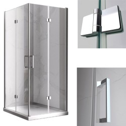 KABINA PRYSZNICOWA KWADRATOWA ZES-KZ08B-80 CHROM 80x80 CM