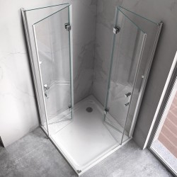 KABINA PRYSZNICOWA KWADRATOWA ZES-KZ08C-90 CHROM 90x90 CM