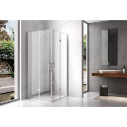 KABINA PRYSZNICOWA KWADRATOWA ZES-KZ08C-90 CHROM 90x90 CM