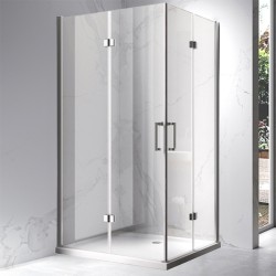KABINA PRYSZNICOWA PROSTOKĄTNA ZES-KZ12B-100X80 CHROM 100x80 CM