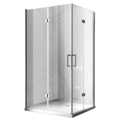 KABINA PRYSZNICOWA PROSTOKĄTNA ZES-KZ13A-100X90 CHROM 100x90 CM