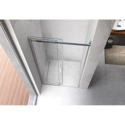 DRZWI PRYSZNICOWE ZES-KZ09B-110 CHROM 105-110 CM 8 MM