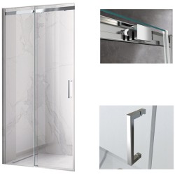 DRZWI PRYSZNICOWE ZES-KZ09C-120 CHROM 115-120 CM 8 MM