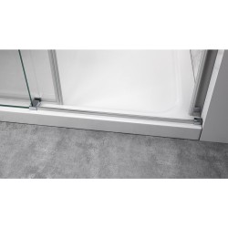 DRZWI PRYSZNICOWE ZES-KZ09E-140 CHROM 135-140 CM 8 MM