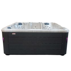 JACUZZI OGRODOWE WANNA SPA703A	CAPPUCCINO OBUDOWA ANTRACYT 230x230 CM
