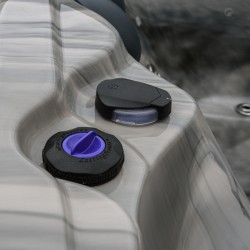 JACUZZI OGRODOWE WANNA SPA702 ODYSSEY OBUDOWA ANTRACYT 230x230 CM