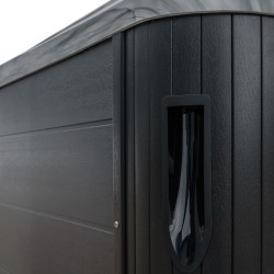 JACUZZI OGRODOWE WANNA SPA702 ODYSSEY OBUDOWA ANTRACYT 230x230 CM