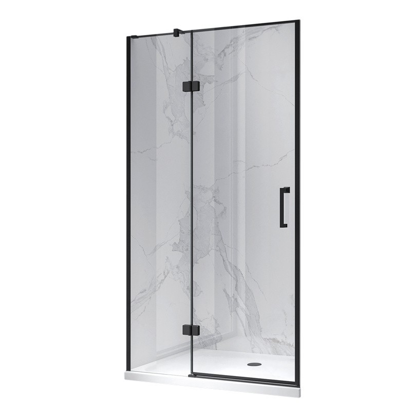 DRZWI PRYSZNICOWE KZ17E CZARNE 110 CM 6 MM DRZWI PRYSZNICOWE KZ17E CZARNE 110 CM 6 MM