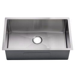 ZLEW KUCHENNY ZLEWOZMYWAK JEDNOKOMOROWY STALOWY INOX RODOS-CH-74X47 SYFON UCHWYTY