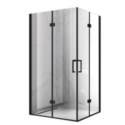 KABINA PRYSZNICOWA PROSTOKĄTNA ZES-KZ13A-BL-100X90 CZARNA 100x90 CM