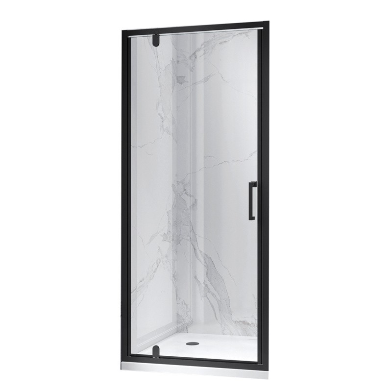 DRZWI PRYSZNICOWE KZ18B CZARNE 80 CM 6 MM DRZWI PRYSZNICOWE KZ18B CZARNE 80 CM 6 MM