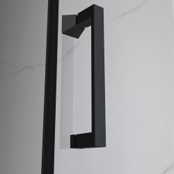 DRZWI PRYSZNICOWE KZ18C CZARNE 90 CM 6 MM