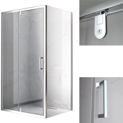 KABINA PRYSZNICOWA PROSTOKĄTNA ZES-KZ06B-100X80 CHROM 100x80 CM