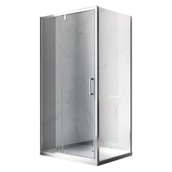 KABINA PRYSZNICOWA PROSTOKĄTNA ZES-KZ06C-110X80 CHROM 110x80 CM