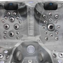 JACUZZI OGRODOWE WANNA SPA705 ODYSSEY OBUDOWA ANTRACYT 210x170 CM
