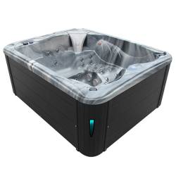 JACUZZI OGRODOWE WANNA SPA705 ODYSSEY OBUDOWA ANTRACYT 210x170 CM
