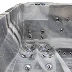 JACUZZI OGRODOWE WANNA SPA705 ODYSSEY OBUDOWA ANTRACYT 210x170 CM