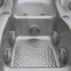 JACUZZI OGRODOWE WANNA SPA566 FULL CAPPUCCINO OBUDOWA ANTRACYT 200x200 CM