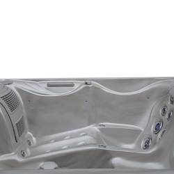 JACUZZI OGRODOWE WANNA SPA566 FULL CAPPUCCINO OBUDOWA ANTRACYT 200x200 CM